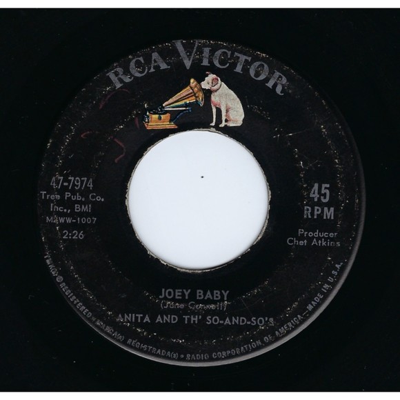 RCA Victor Other - Anita & Th' So-and-So's 45 Joey Baby / Rinky Tinky Rhythm on RCA Victor G+ Rock